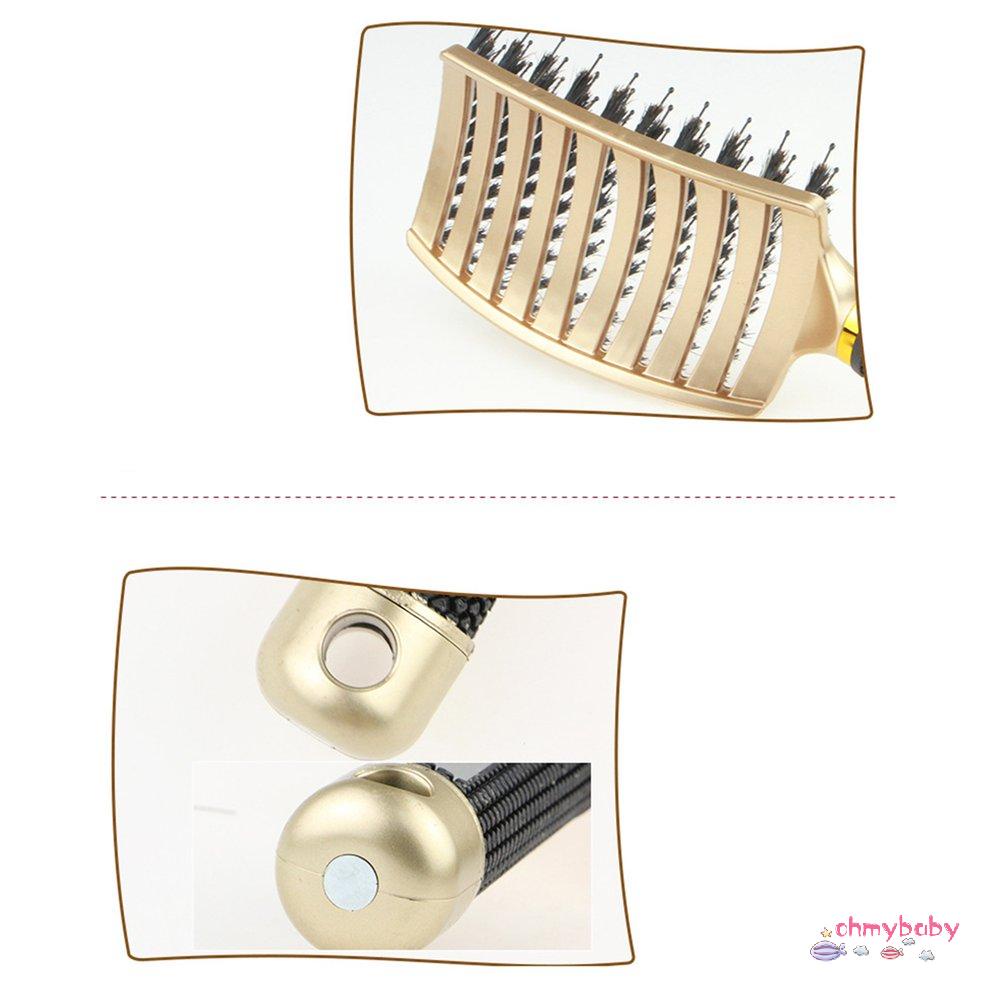 Lược uốn cong lớn Lược massage da đầu dành cho nữ Tóc xoăn rối [8/16]