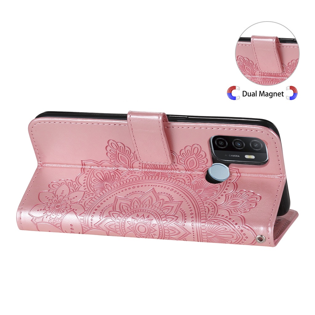 Ốp Điện Thoại Da Nắp Gập Có Ngăn Đựng Thẻ Cho Realme 10 9i 9 8i C53 C35 C31 C20 C11 2021 GT Neo 3 Narzo 50A Prime Pro Plus