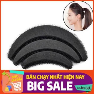 Sét 3 chiếc kẹp mái phồng hình quả chuối đẹp