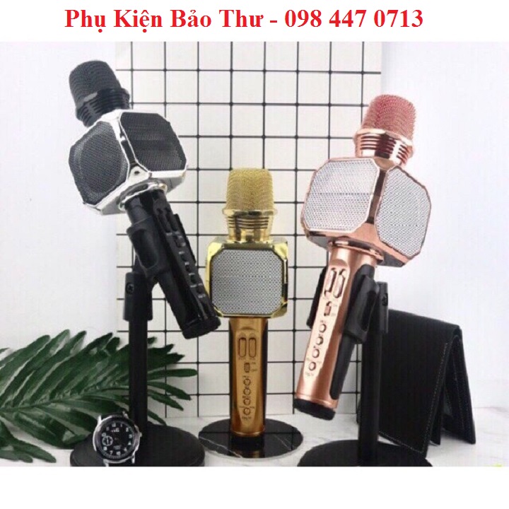 Micro hát karaoke bluetooth cực hay SD10 - Hàng Bảo Hành 12 Tháng