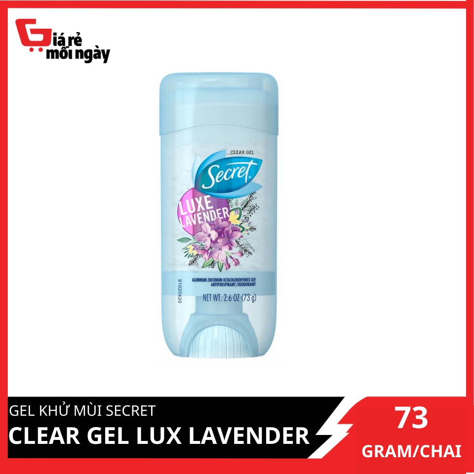 Gel khử mùi Secret Clear Gel Lux Lavender 73g