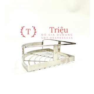 Kệ góc inox 1 tầng inox 304 - kệ inox 1 tầng - kệ nhà tắm
