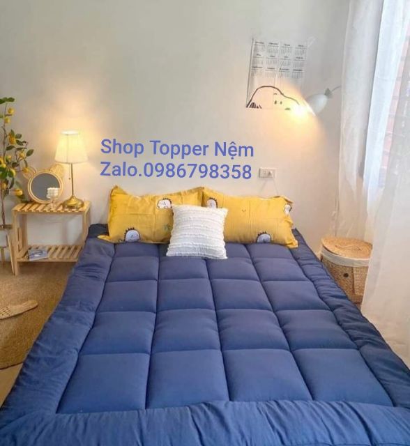 Nệm TOPPER dày 6~7cm/ Nệm trải sàn ngủ gấp gọn giá rẻ.