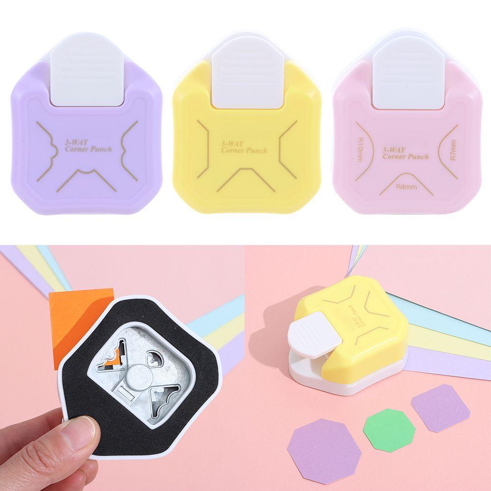 PISTA Dụng Cụ Hỗ Trợ Đục Lỗ Giấy 3 Trong 1 R4 R7 R10