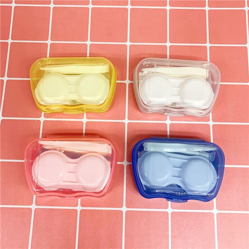 Khay Gương Đựng Lens nhỏ gọn tiện lợi có dụng cụ gấp đi kèm