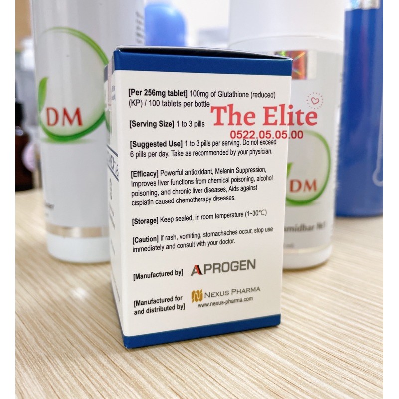 Viên uống trắng da Glutanex Tab | Thế Giới Skin Care