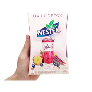 Trà daily detox Nestea Glow hộp 100g( 10 túi )