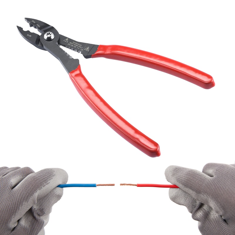 Kìm Tuốt Dây Điện Cách Nhiệt Không Trượt Kèm Tay Cầm Chống Trượt