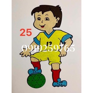 Tranh góc nỉ - Tranh góc mầm non - Tranh góc vận động