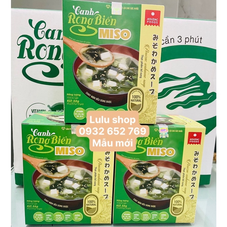 Canh Rong biển Miso ăn liền ASUZAC ( chay mặn đều được) | BigBuy360 - bigbuy360.vn
