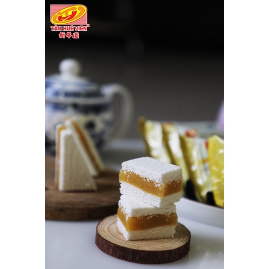 Bánh In Nhân Đậu Xanh Tân Huê Viên 10 cái gói vuông
