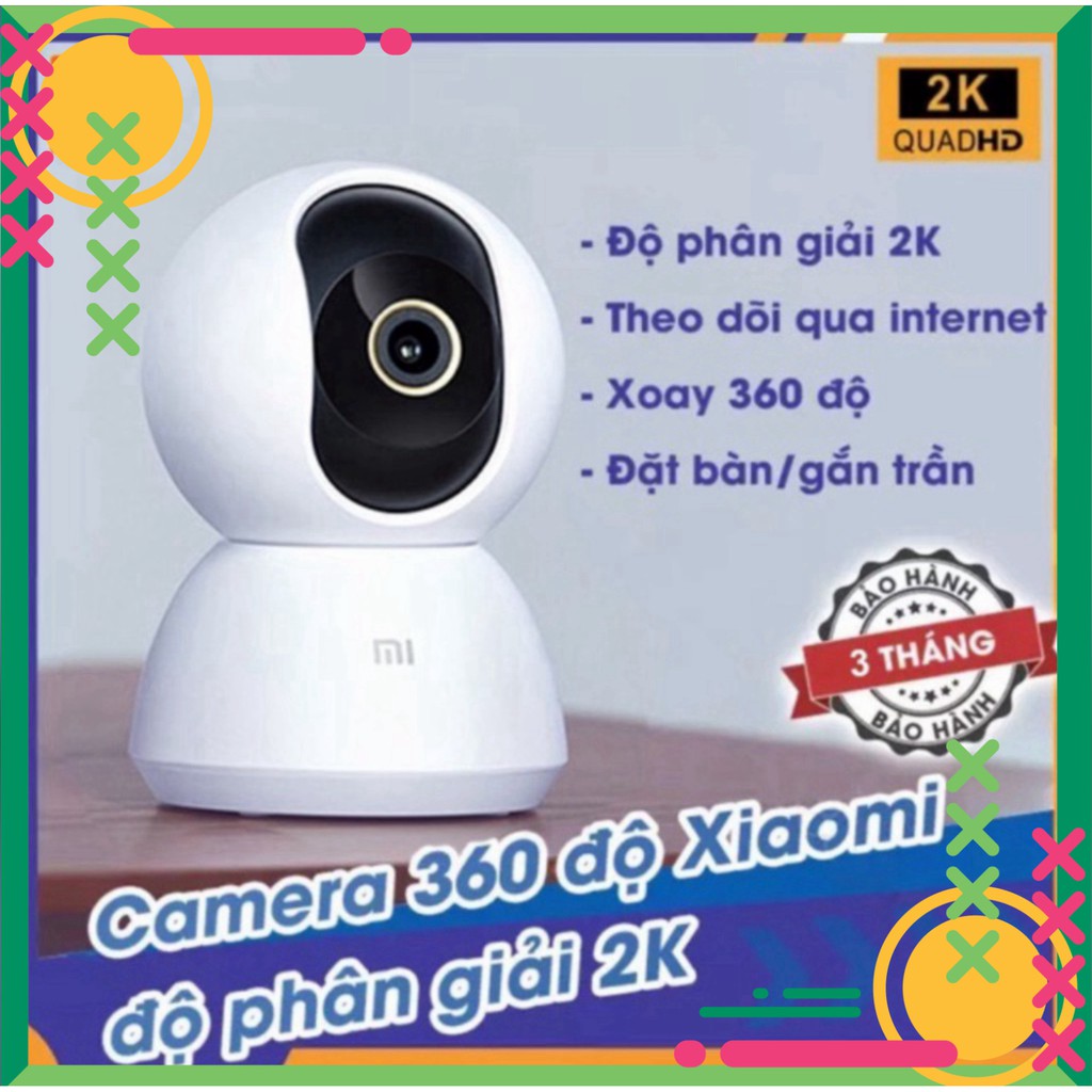 GIẢM GIÁ  Camera ip xoay 360 độ Xiaomi Mijia 2k 2020 GIẢM GIÁ