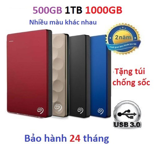 Ô cứng di động Seagate 1tb 500gb 750gb HDD box 1000Gb 500gb usb 3.0 Backup plus slim utra slim | BigBuy360 - bigbuy360.vn