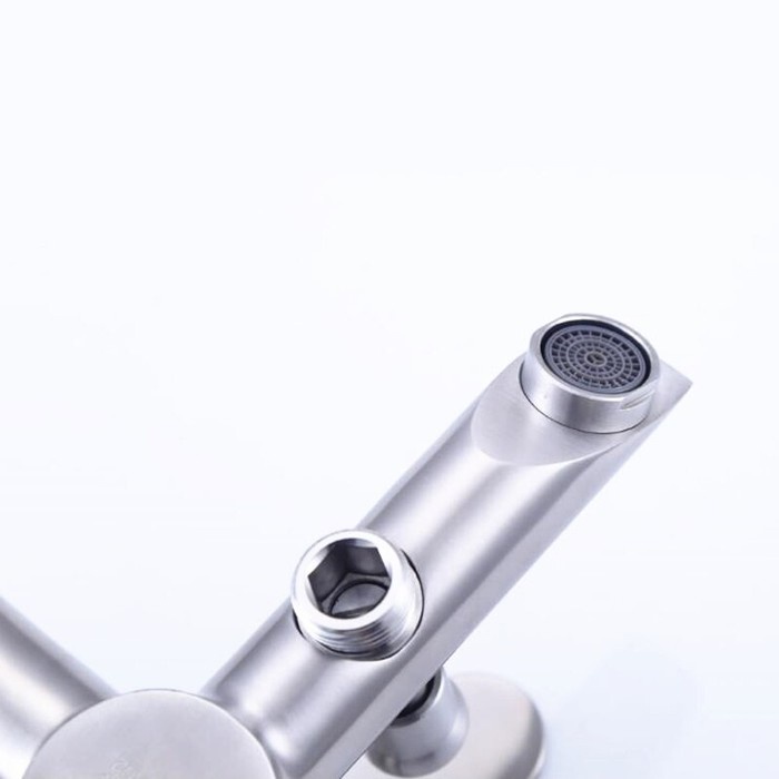 Củ sen tắm nóng lạnh củ tròn giá rẻ inox 304 cao cấp tặng kèm 2 chân Z - QM0025