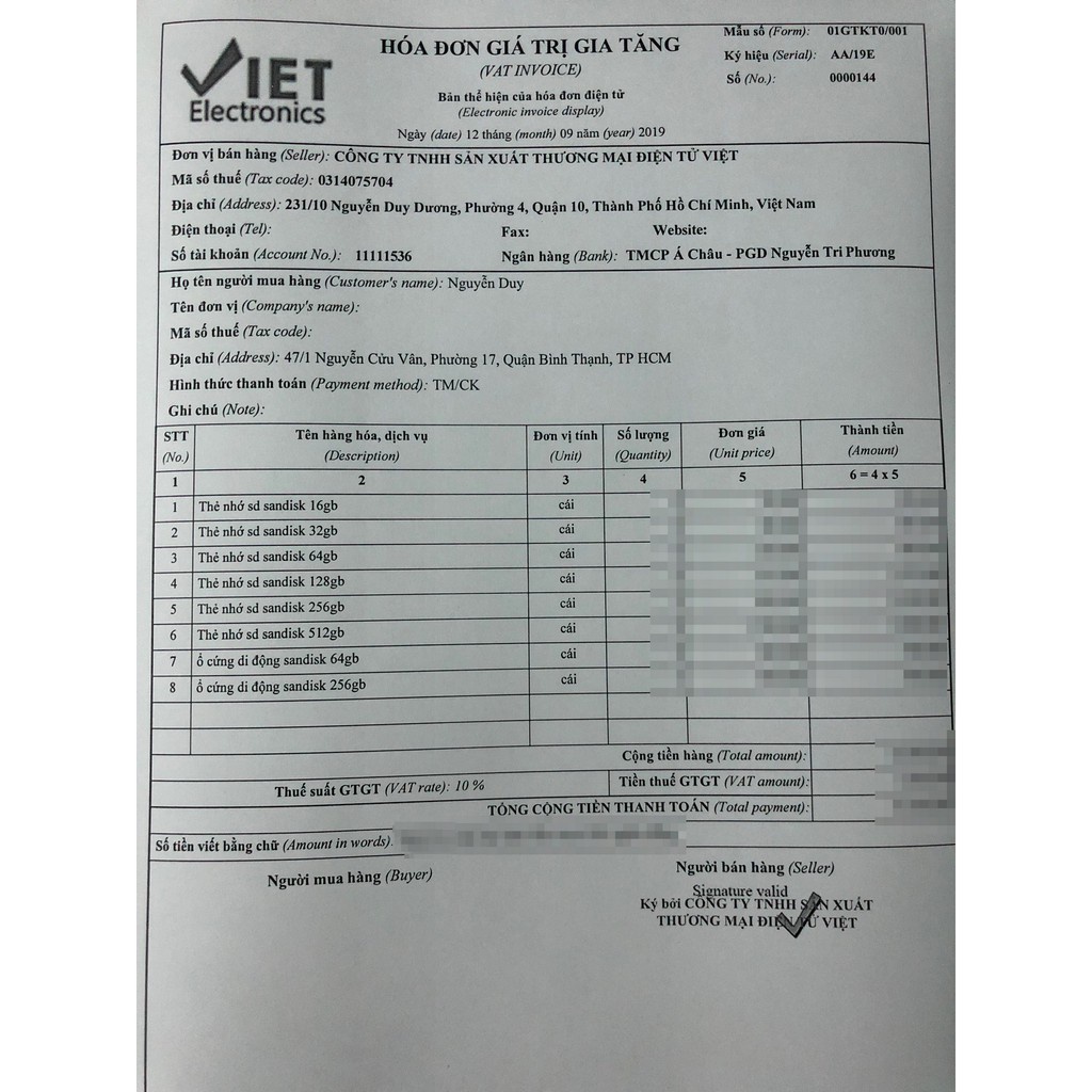 Thẻ nhớ SDXC SanDisk Extreme 128GB UHS-I U3 V30 180MB/s