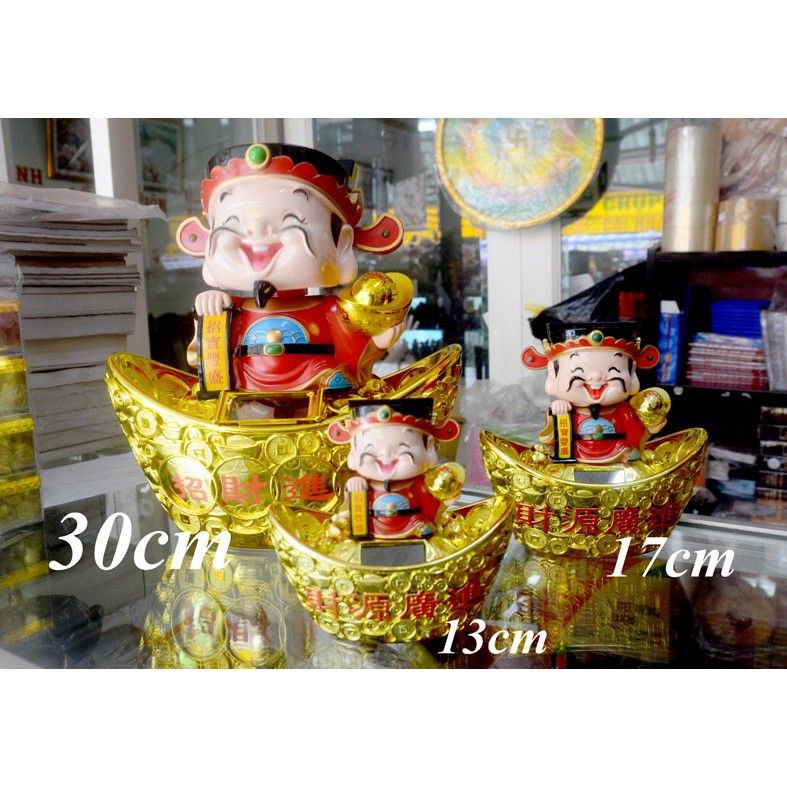 [5🌟][FREESHIP] ÔNG THẦN TÀI NGỒI THỎI VÀNG NĂNG LƯỢNG (13X14CM) [SALE]