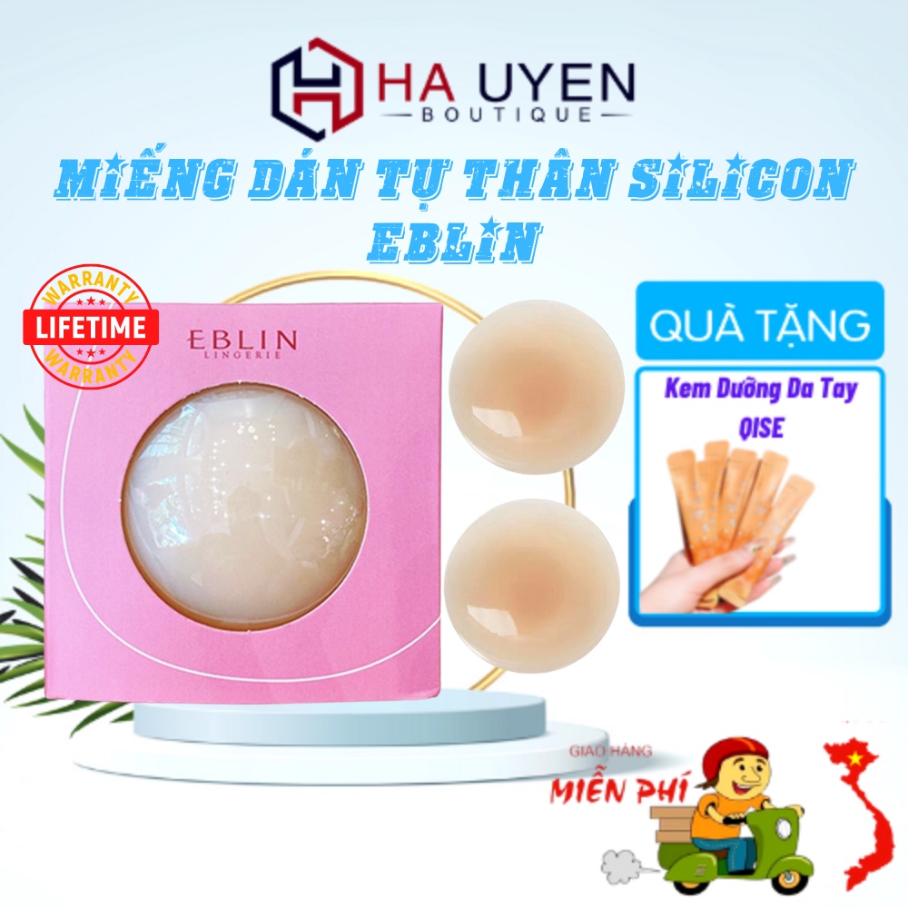 Miếng Dán Ngực Silicon Nhiệt Tự Thân EBLIN, Siêu Mỏng, Thoải Mái Ôm Khít [ Auth - Hàn Quốc ]