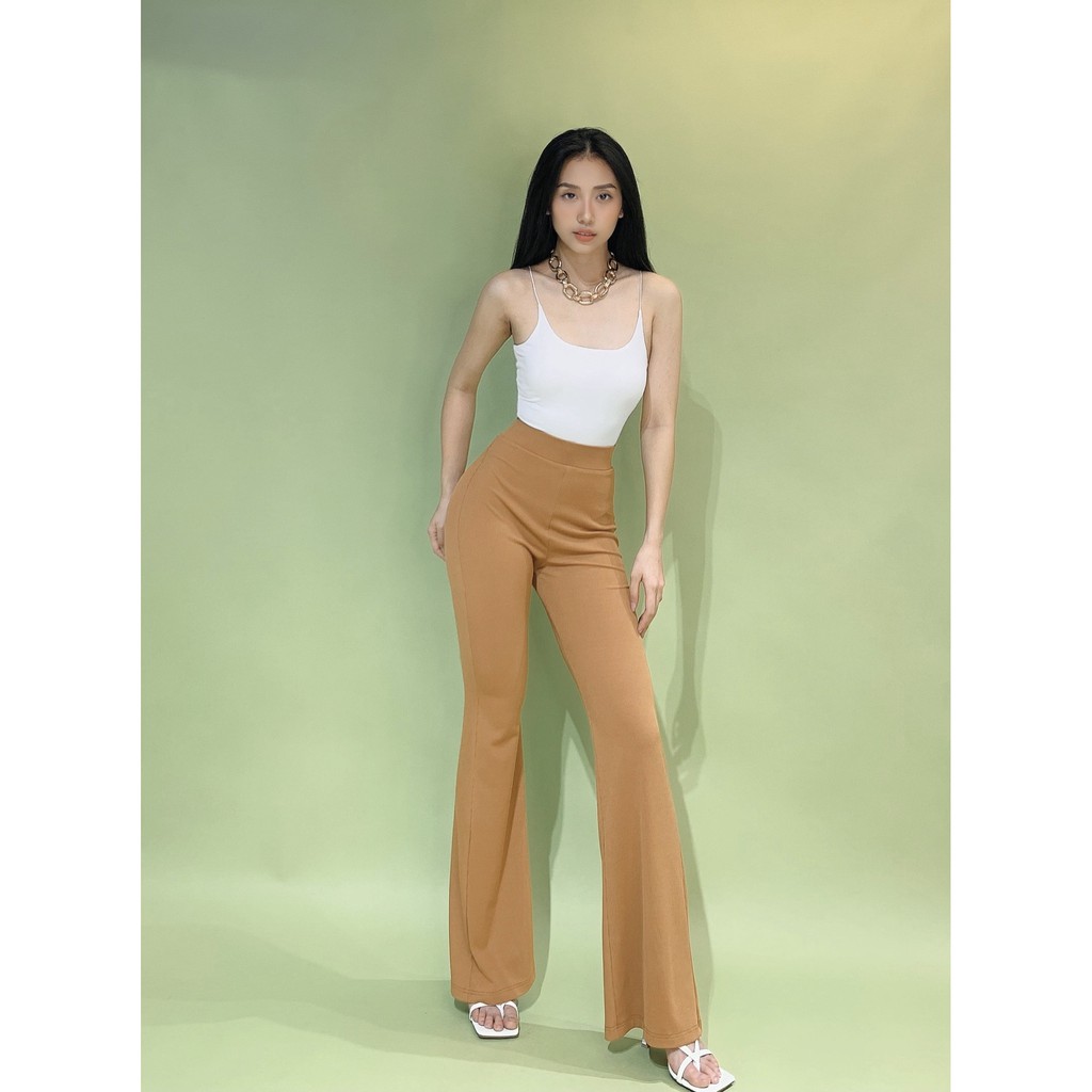 Quần Ống Loe Nữ BUSY Len Tăm Chun Co Giãn QOL3 | BigBuy360 - bigbuy360.vn