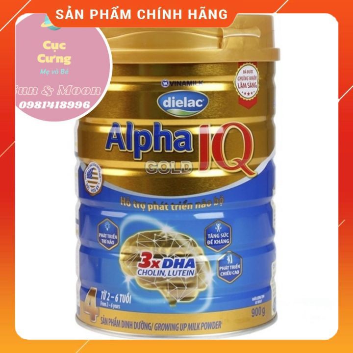 [ AN TOÀN CHO BÉ ] Sữa bột Vinamilk Dielac Alpha Gold Step 4 từ 2 - 6 tuổi 900g