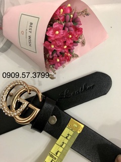 Nịt chữ G trơn G đính đá. Bản 3cm