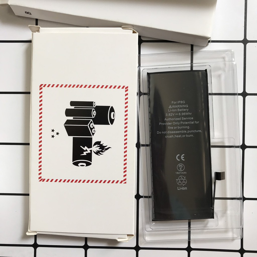 [Tặng keo dán pin] Pin zin 8/ 8 Plus giá tốt, bảo hành 1 năm