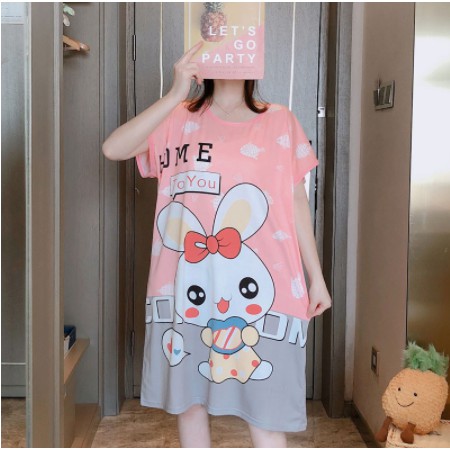 MỚI*Váy Ngủ Cotton Cute Dáng Suông Chất Đẹp Hàng Loại Đẹp