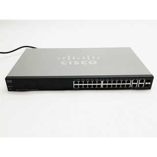 Cisco sg300-28-k9-eu | bộ chia mạng smb giga, 24 cổng rj45 10/100/1000, 4x combo 1g.