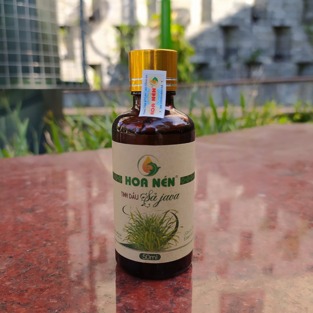 Tinh dầu sả java nguyên chất Hoa Nén 50ml - Tinh dầu xông phòng đuỗi muỗi hiệu quả và an toàn