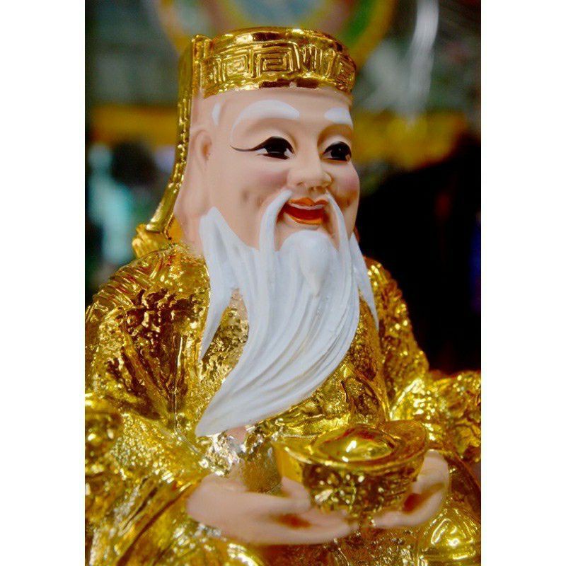 Tượng 2 ông thần tài thổ địa kim sa vàng