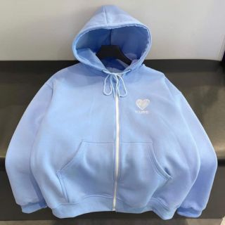 HOODIE ZIP HEART Unisex