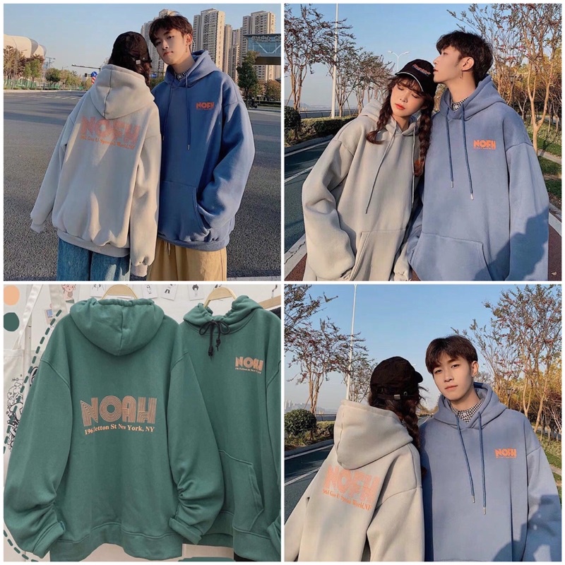 [GIÁ HUỶ DIỆT] Hoodies mũ NOAH nỉ cotton full màu unisex (kèm ảnh thật) | BigBuy360 - bigbuy360.vn