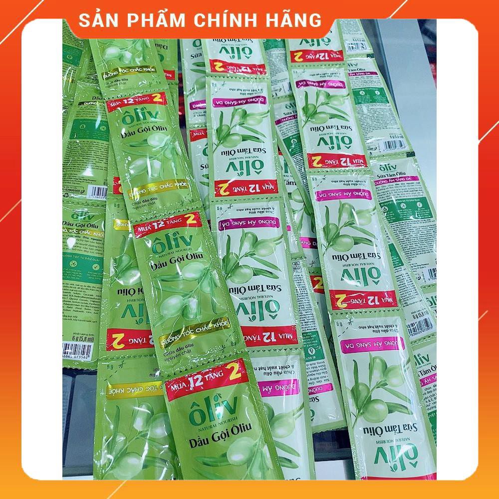 Sữa Tắm và Dầu gội dây Oliu 14 gói