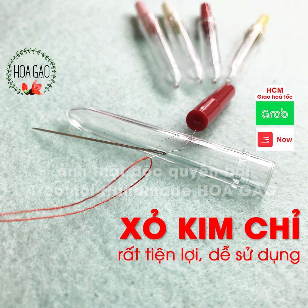 Xỏ chỉ, phụ liệu may mặc HOA GẠO GXC1 giúp xỏ kim chỉ  nhanh và dễ dàng hơn, làm treo nôi giá rẻ freeship 50k