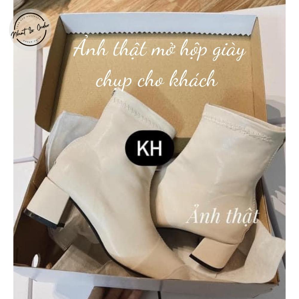 Giày bổt nữ cổ ngắn⚡Free Ship⚡Boot nữ cao cổ, cực ôm chân có khóa kéo sau | BigBuy360 - bigbuy360.vn