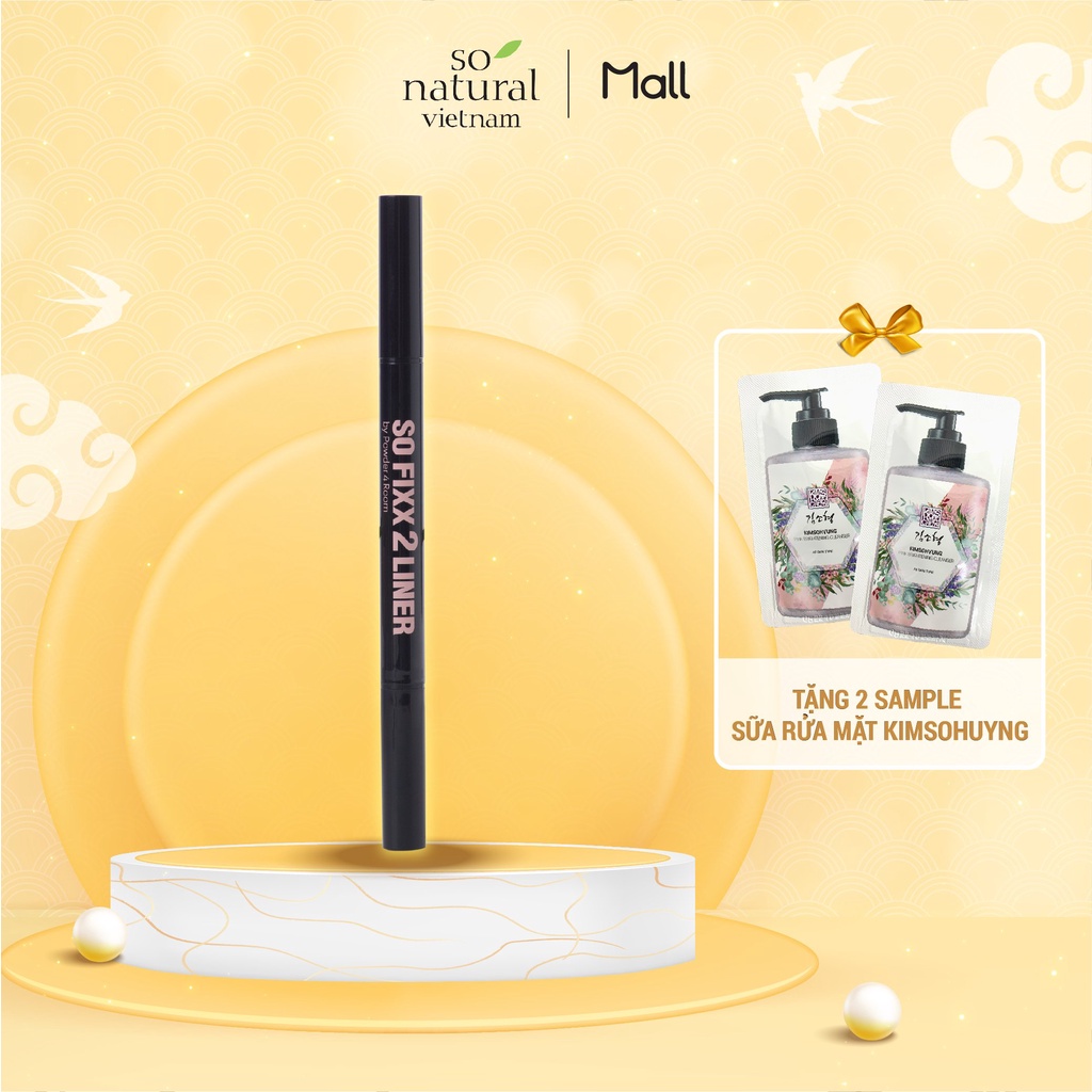 Chì kẻ mắt 2 đầu So Fixx 2 Liner So Natural 5gram