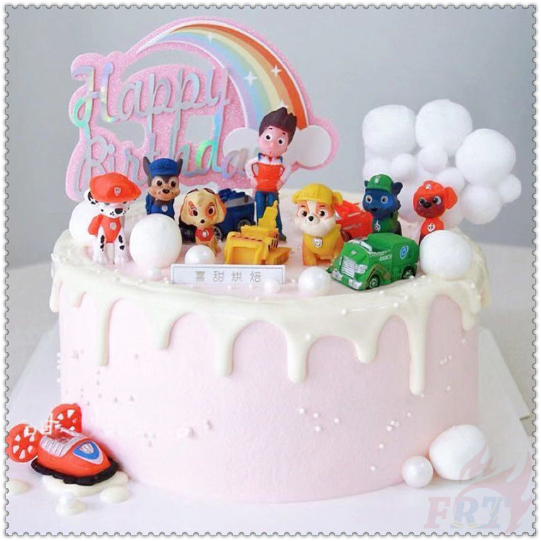 Bộ 12 mô hình đồ chơi nhân vật hoạt hình Paw Patrol xinh xắn