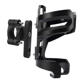 Bộ giá đỡ bình nước Motowolf cho xe máy dành cho ghi đông và chân kiếng xe - Đen