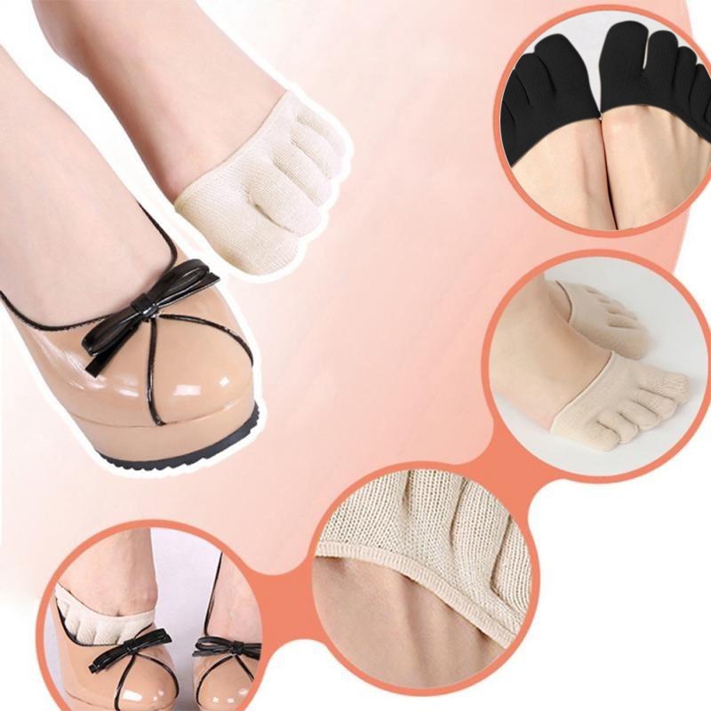 [Mới] Vớ Nửa Bàn Chân Chống Mài Mòn / Chống Trượt Mềm Mại Thoải Mái Để Mang Giày Cao Gót
