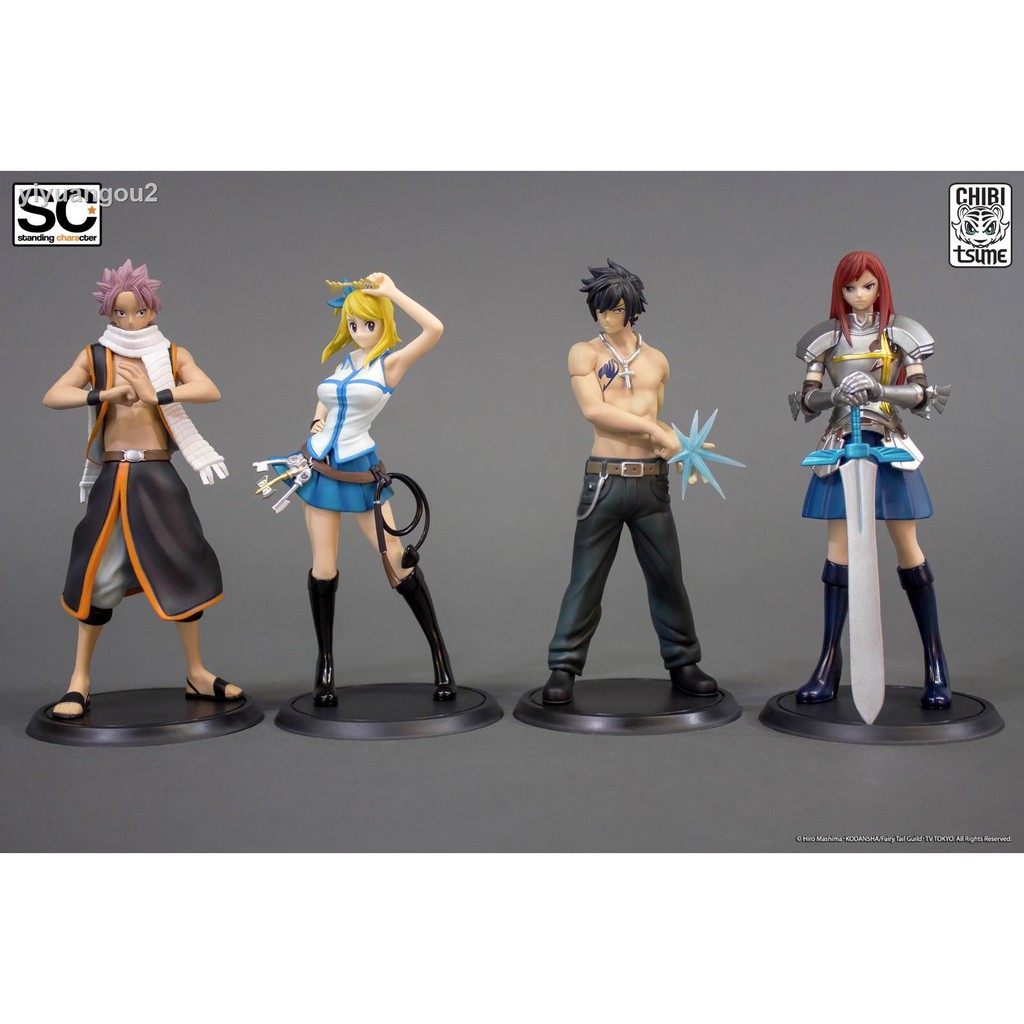 Mô Hình Đồ Chơi Nhân Vật Tsume Fairy Tail Natsu Sc Series Lucy - Aisha - Naz