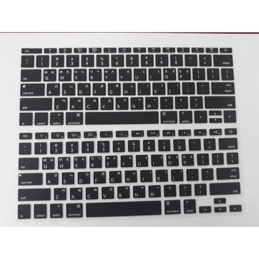 [Giá Sỉ] Phủ bàn phím Silicon tiếng Hàn cho Macbook bản Quốc Tế