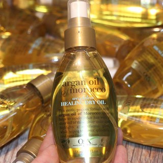 Xịt dưỡng tóc OGX Renewing Argan Oil Of Morocco Weightless Healing Dry Oil
