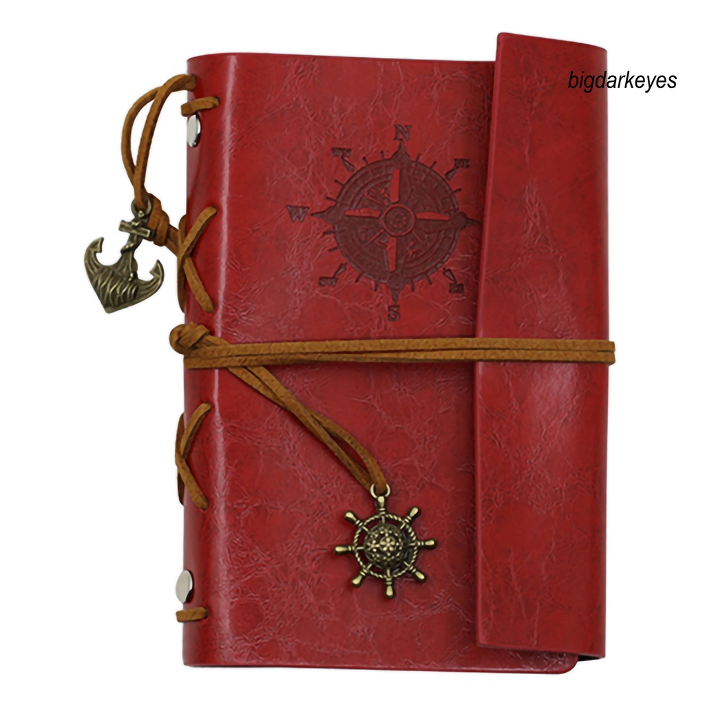 Sổ Tay Ghi Chú Bằng Da Giả Đa Năng Phong Cách Cổ Điển