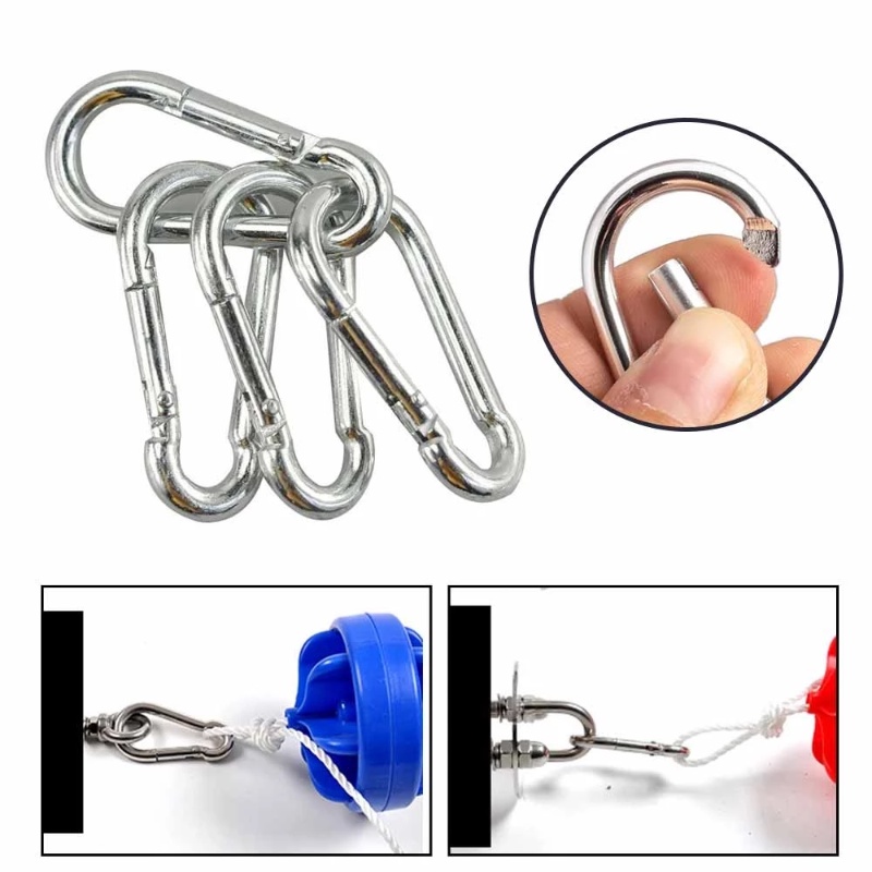 Móc khóa chữ D bằng hợp kim nhôm tiện dụng khi leo núi