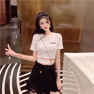 ÁO CROPTOP KHOEN BỤNG NGẮN 🦩🦩🦩