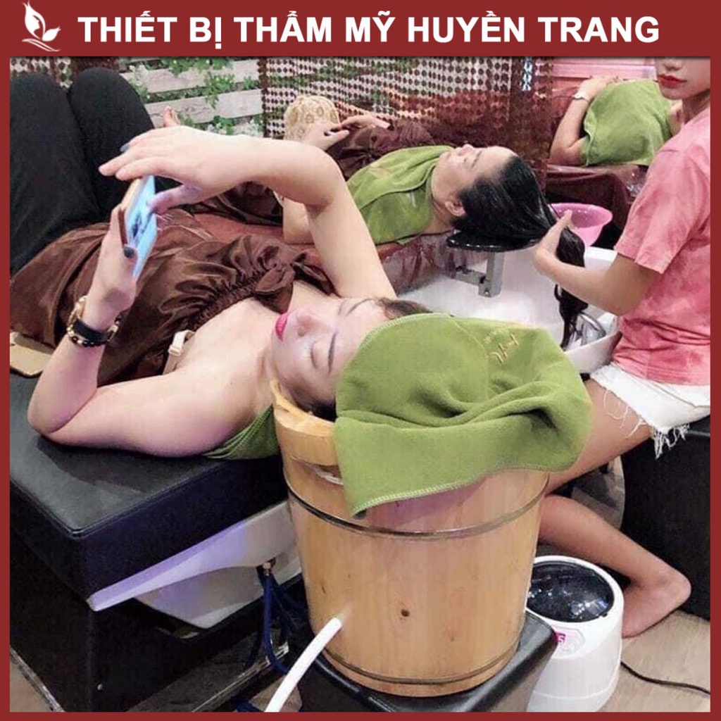 Chậu Xông Đầu Dưỡng Sinh Trong SPA Đông Y - Thẩm Mỹ Huyền Trang