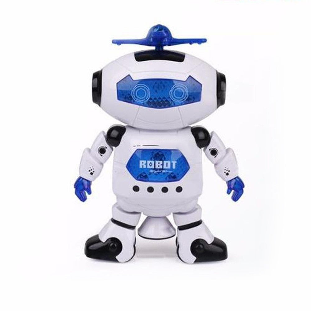 Đồ Chơi Robot Biết Nhảy Và Hát Xoay 360 Độ - Xoay Cùng Nhạc Thông Minh