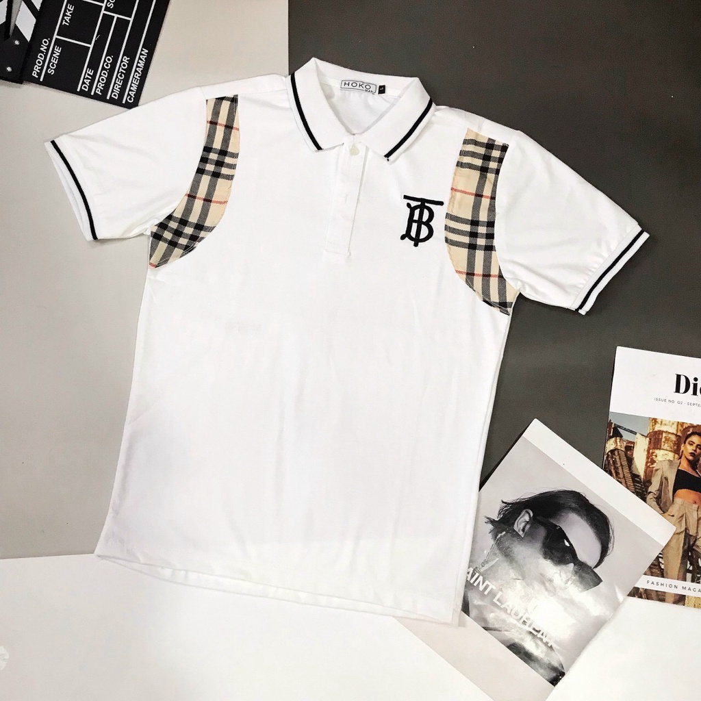 Áo Thun Polo Nam Cổ Trụ Chất Liệu Vải Cotton CVC 4 Màu Trẻ Trung Đơn Giản, Phong Cách Hiện Đại