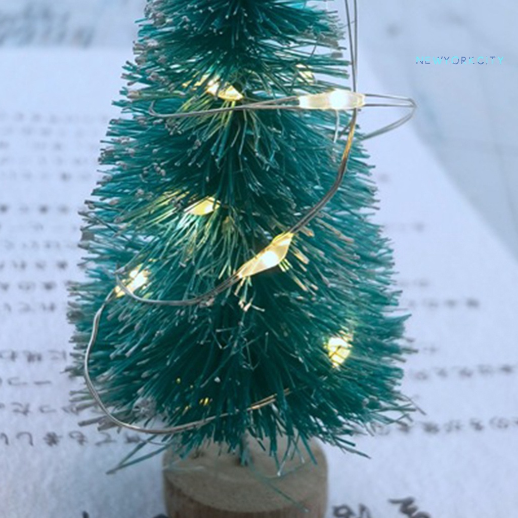 Ny-đồ Chơi Cây Thông Giáng Sinh Nhỏ Gọn Nhẹ Như Thật Trang Trí Cảnh Quan Giáng Sinh Fl