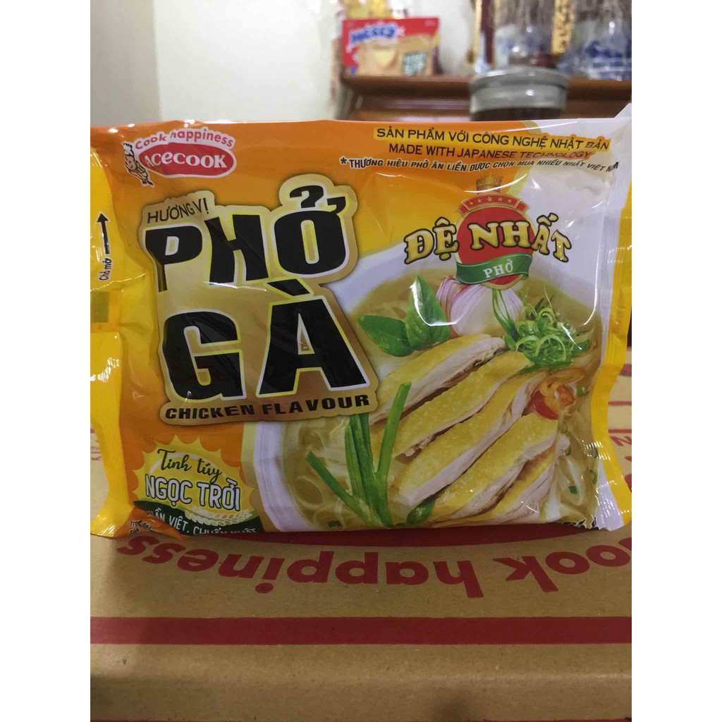 Thùng 30 gói phở gà Đệ Nhất 65g