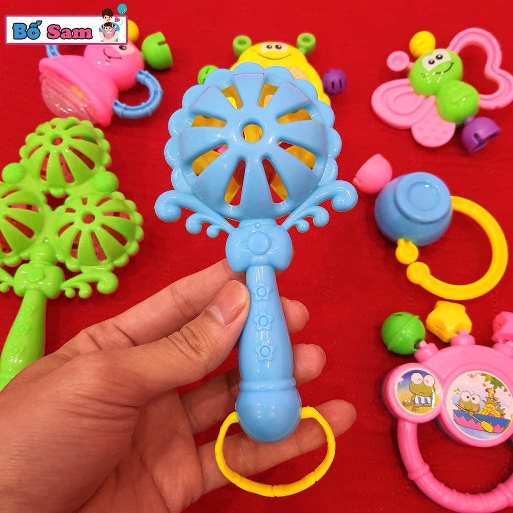 Bộ xúc xắc cho bé 7 món đồ chơi lục lạc vui nhộn Shop Bố Sam